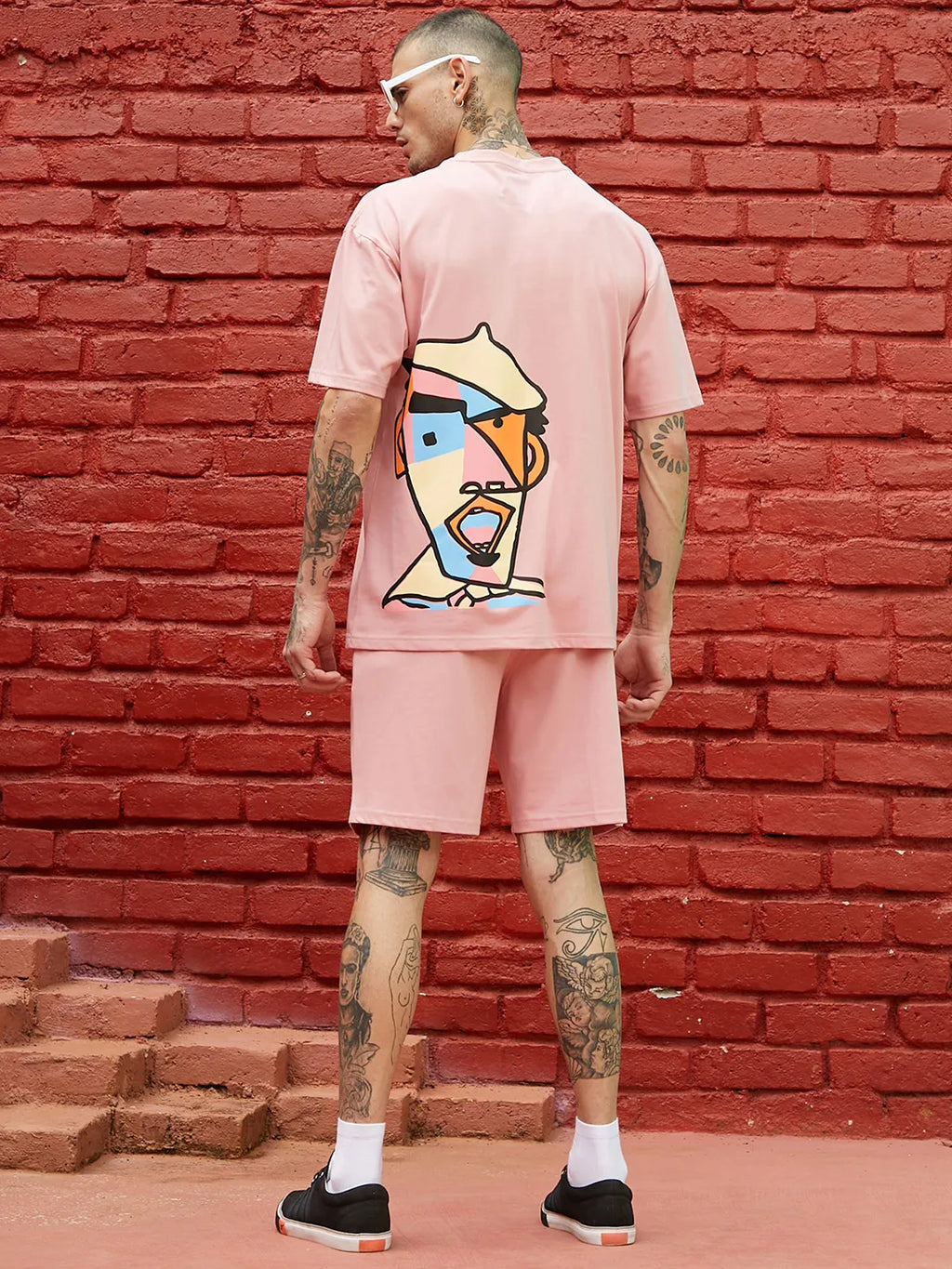 Oversized Pink Beret Man Co-Ord Set