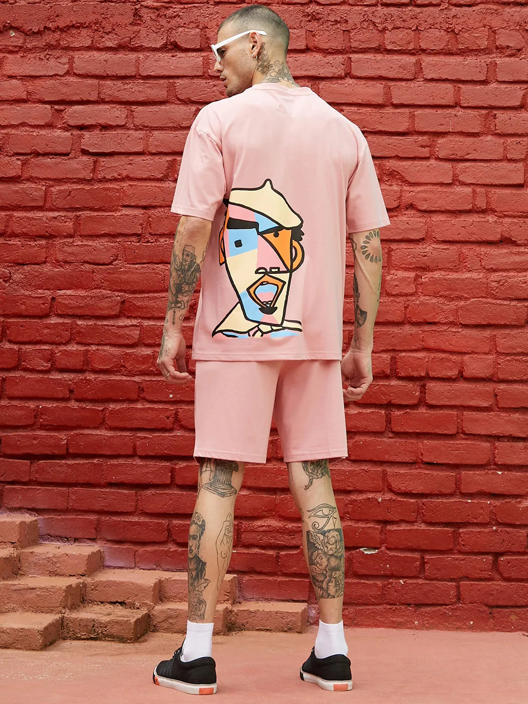 Oversized Pink Beret Man Co-Ord Set