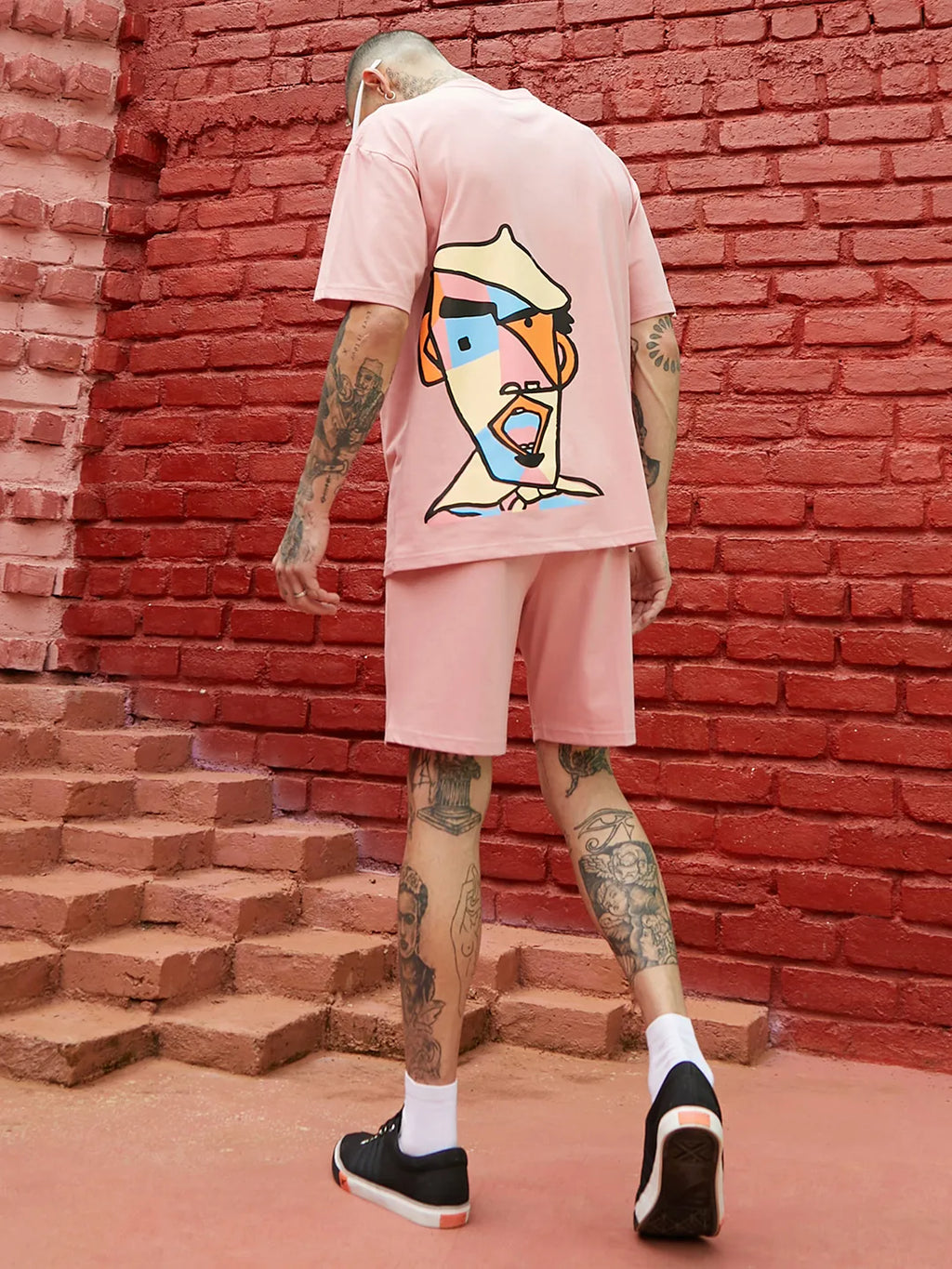 Oversized Pink Beret Man Co-Ord Set