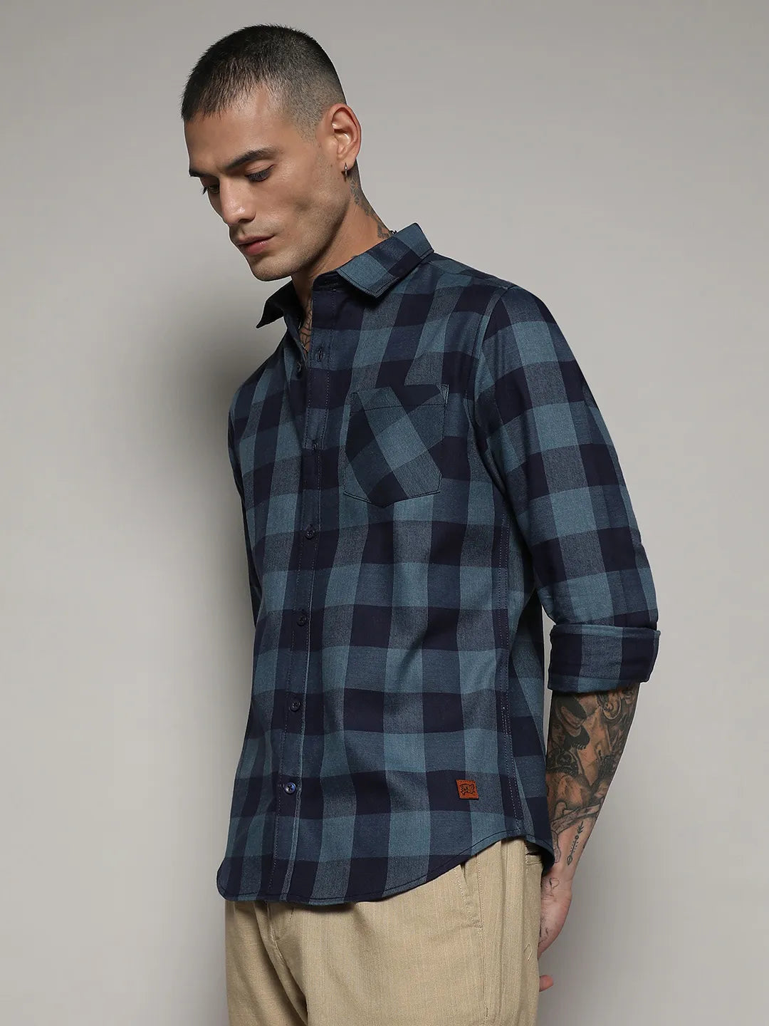 Cotton Check Shirt