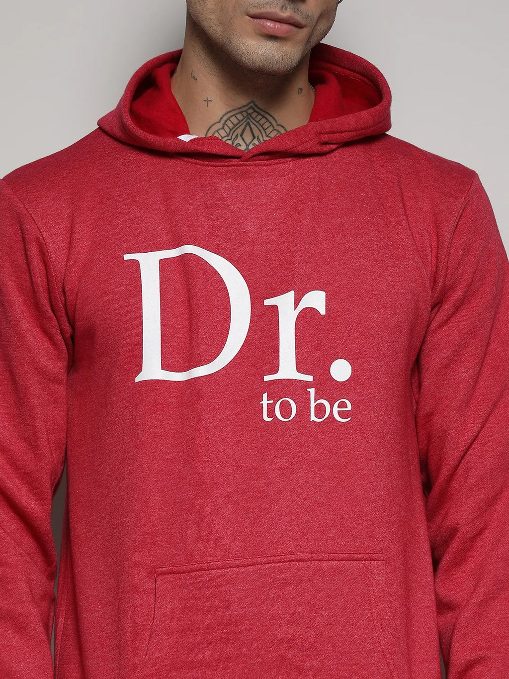 Red Dr. To Be Hoodie With Kangaroo Pocket