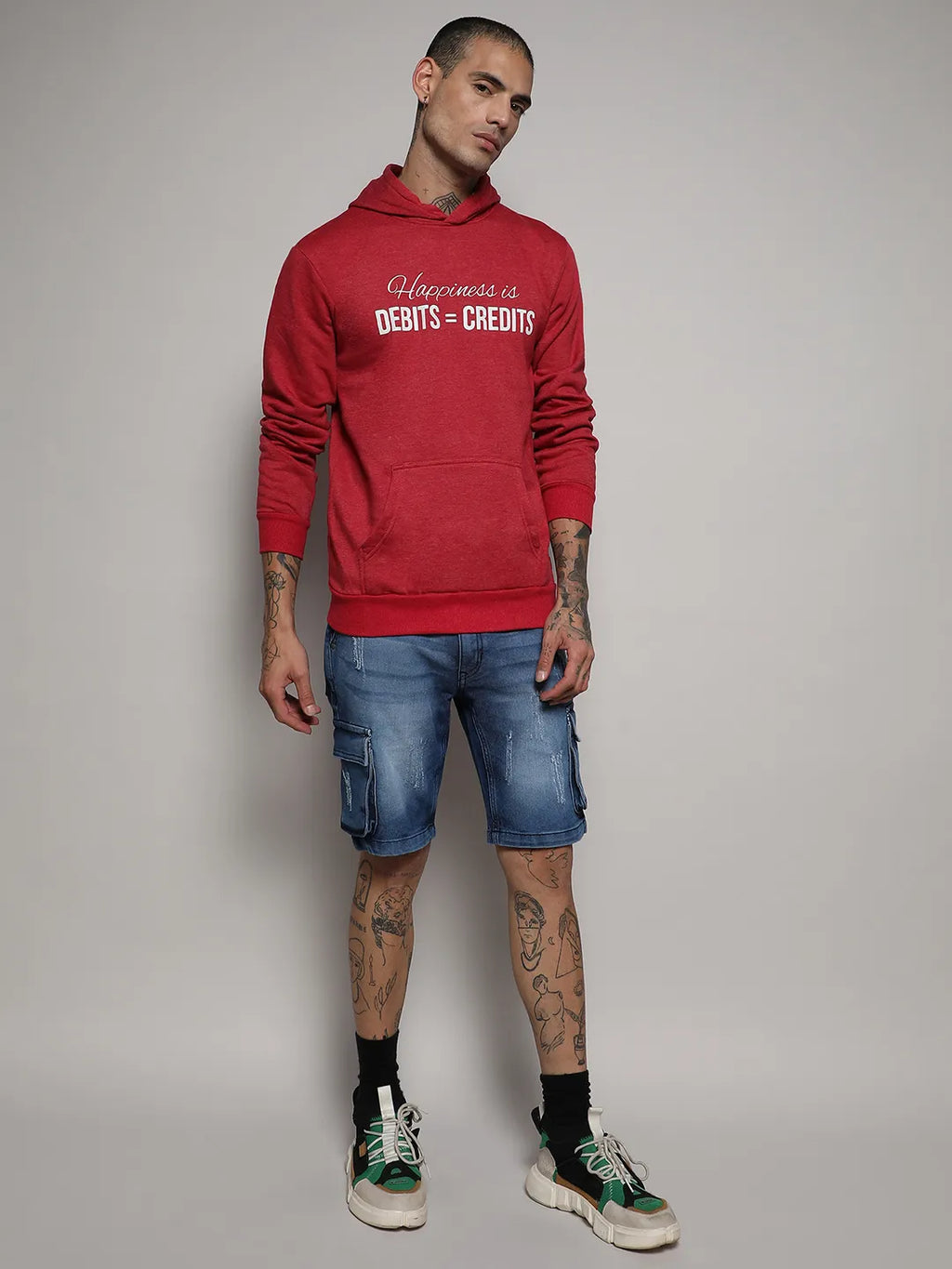 Happiness Is Hoodie With Kangaroo Pocket