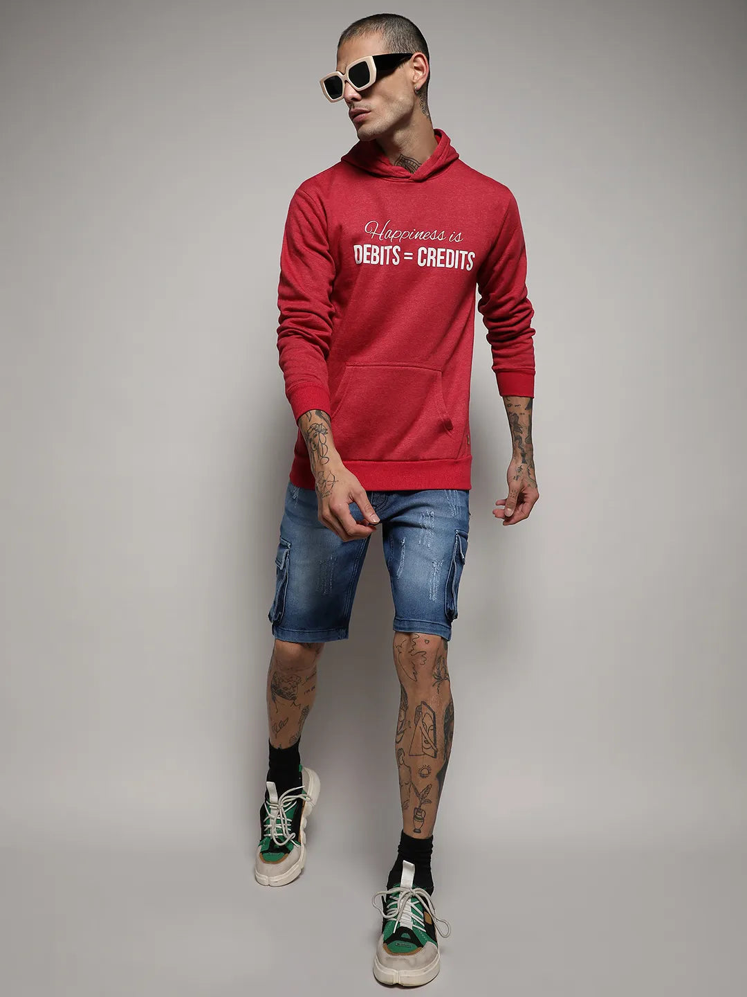 Happiness Is Hoodie With Kangaroo Pocket