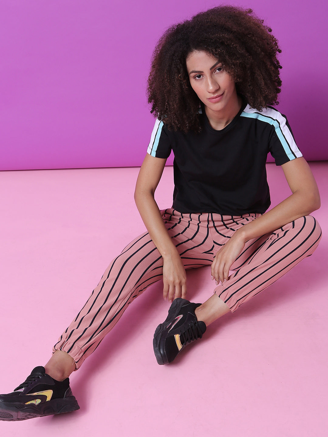 Striped Track Pants