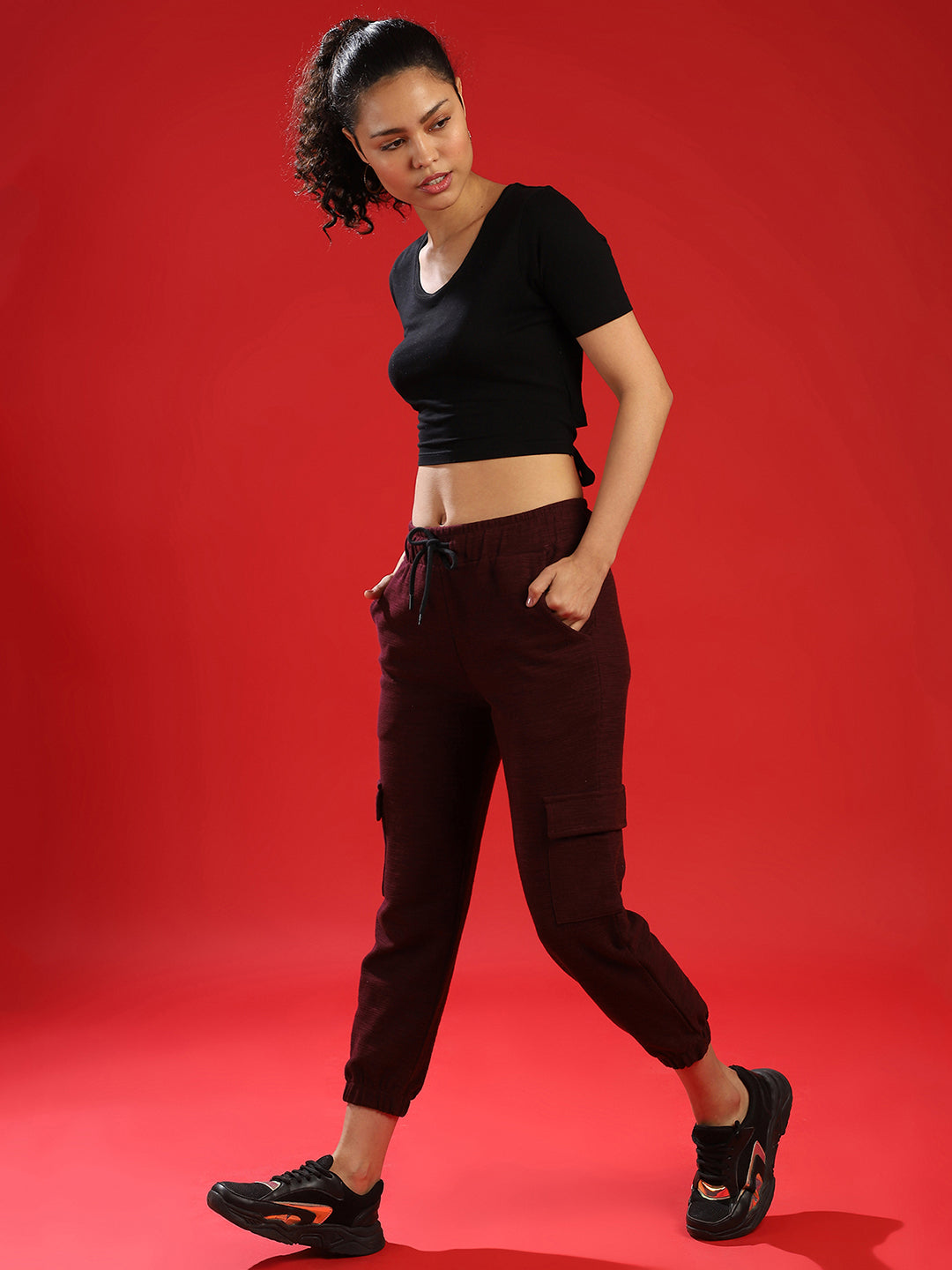 Elastic Waist Jogging Pant