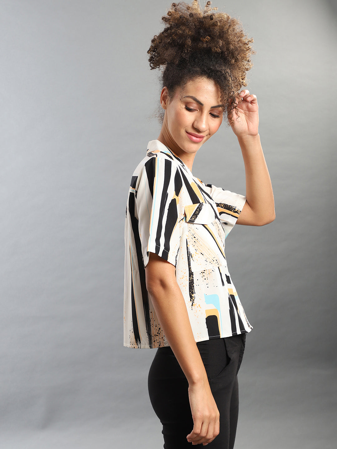 Abstract Print Top