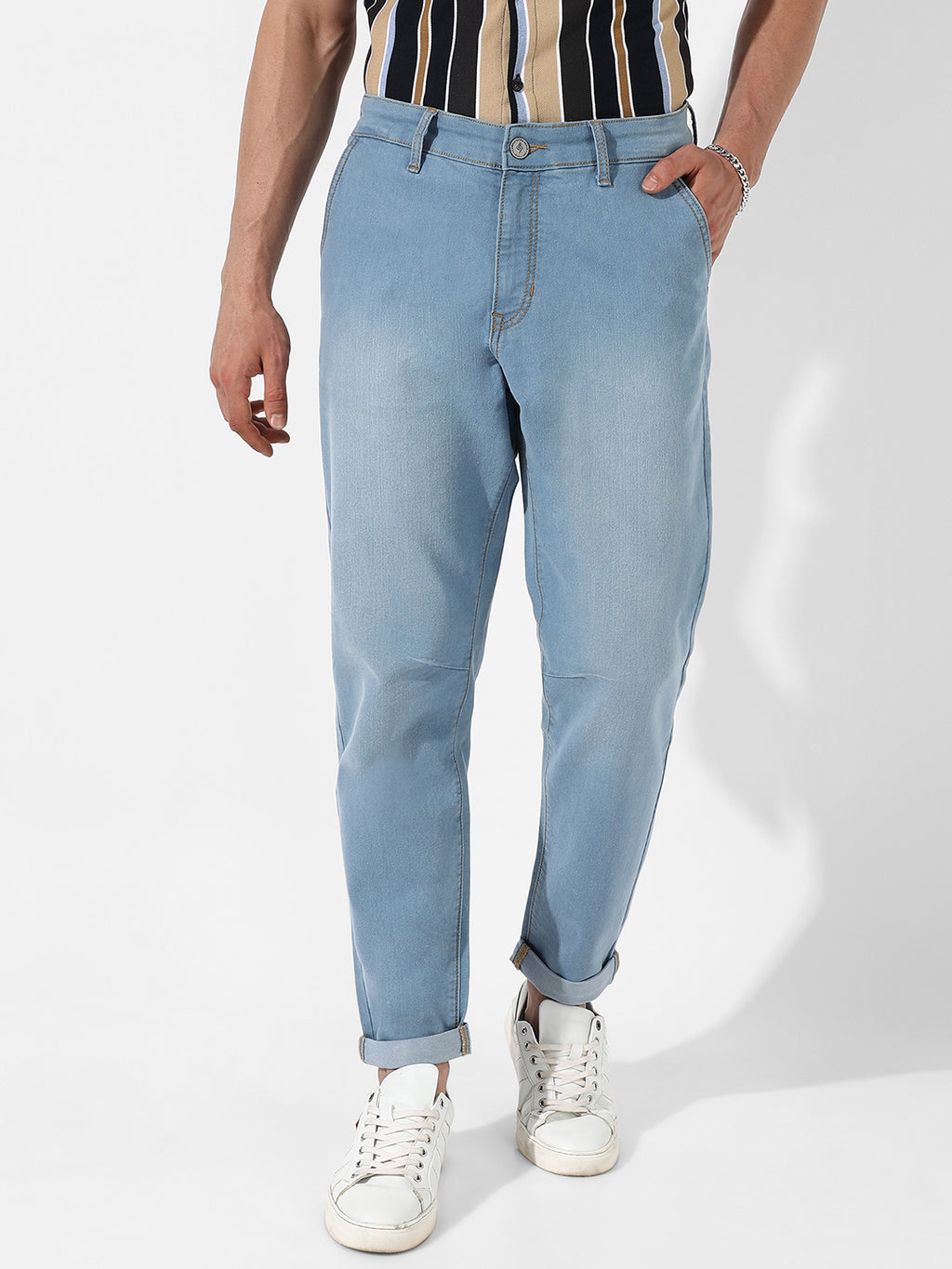 Carrot Fit Denim Jeans
