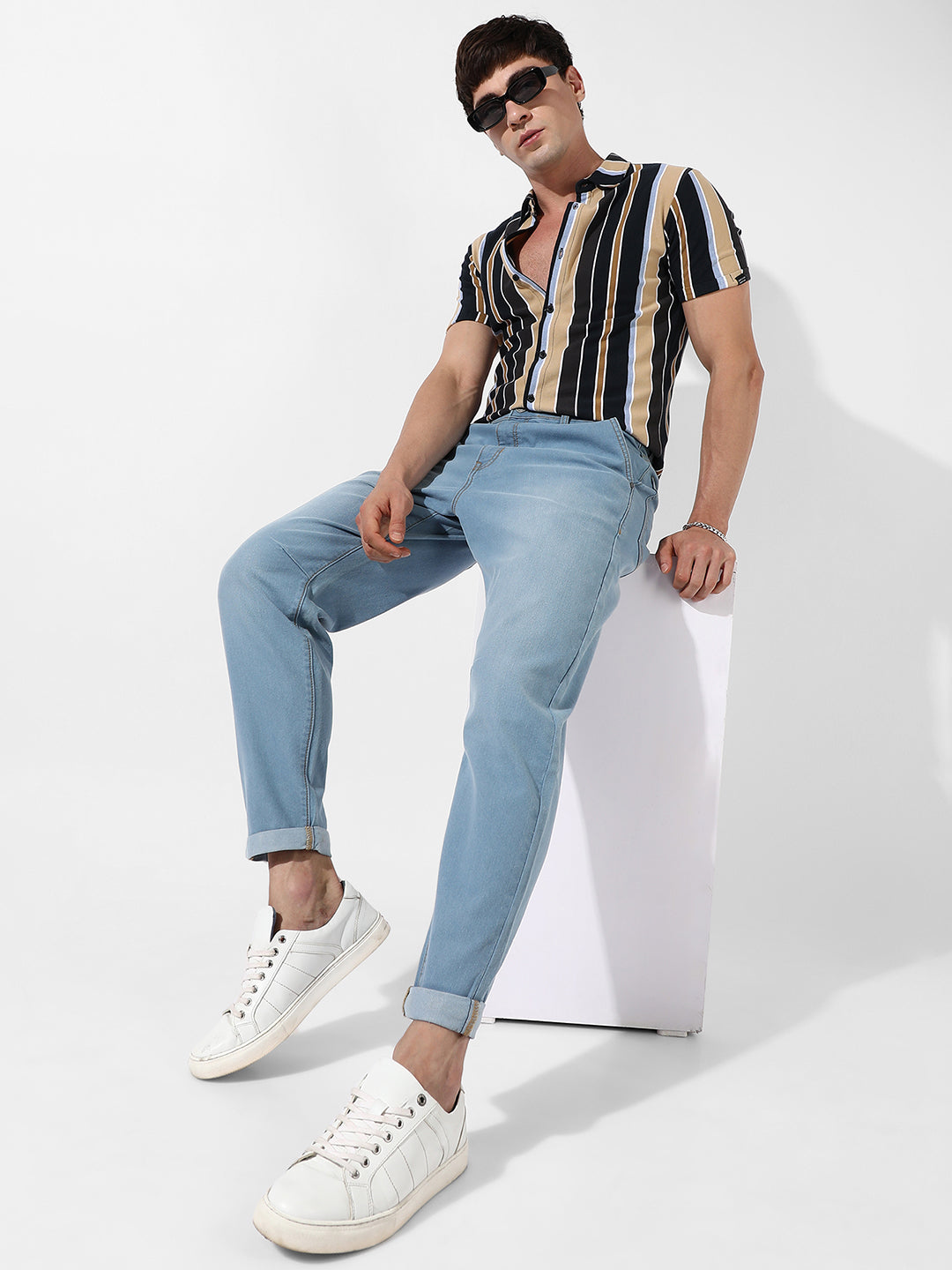 Carrot Fit Denim Jeans