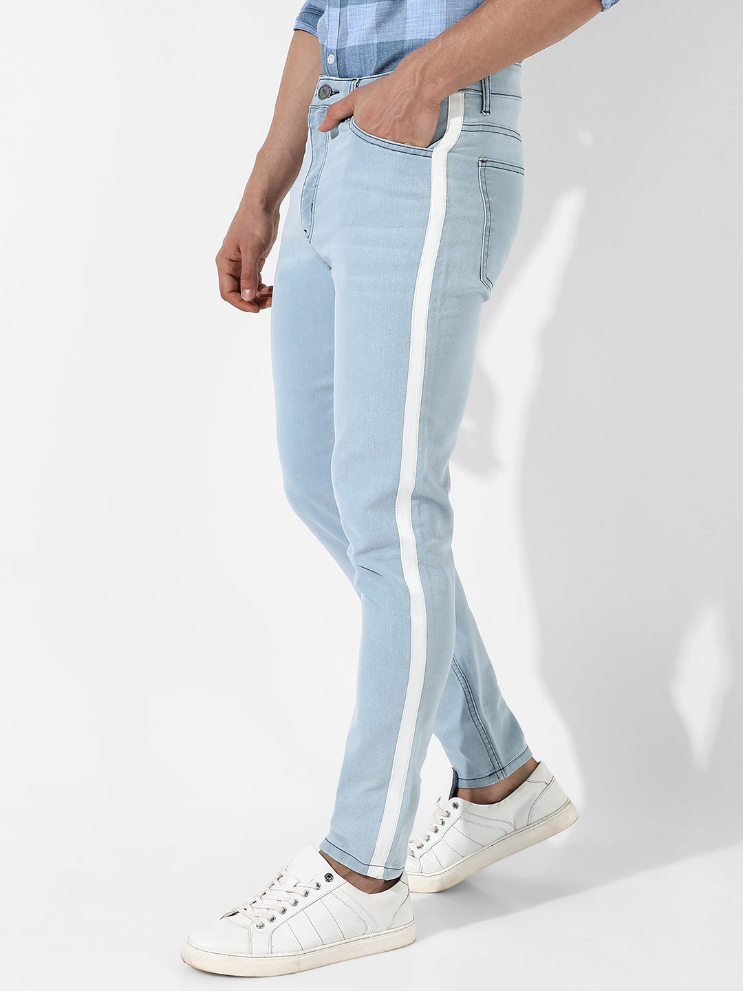 Tapered Denim Jeans