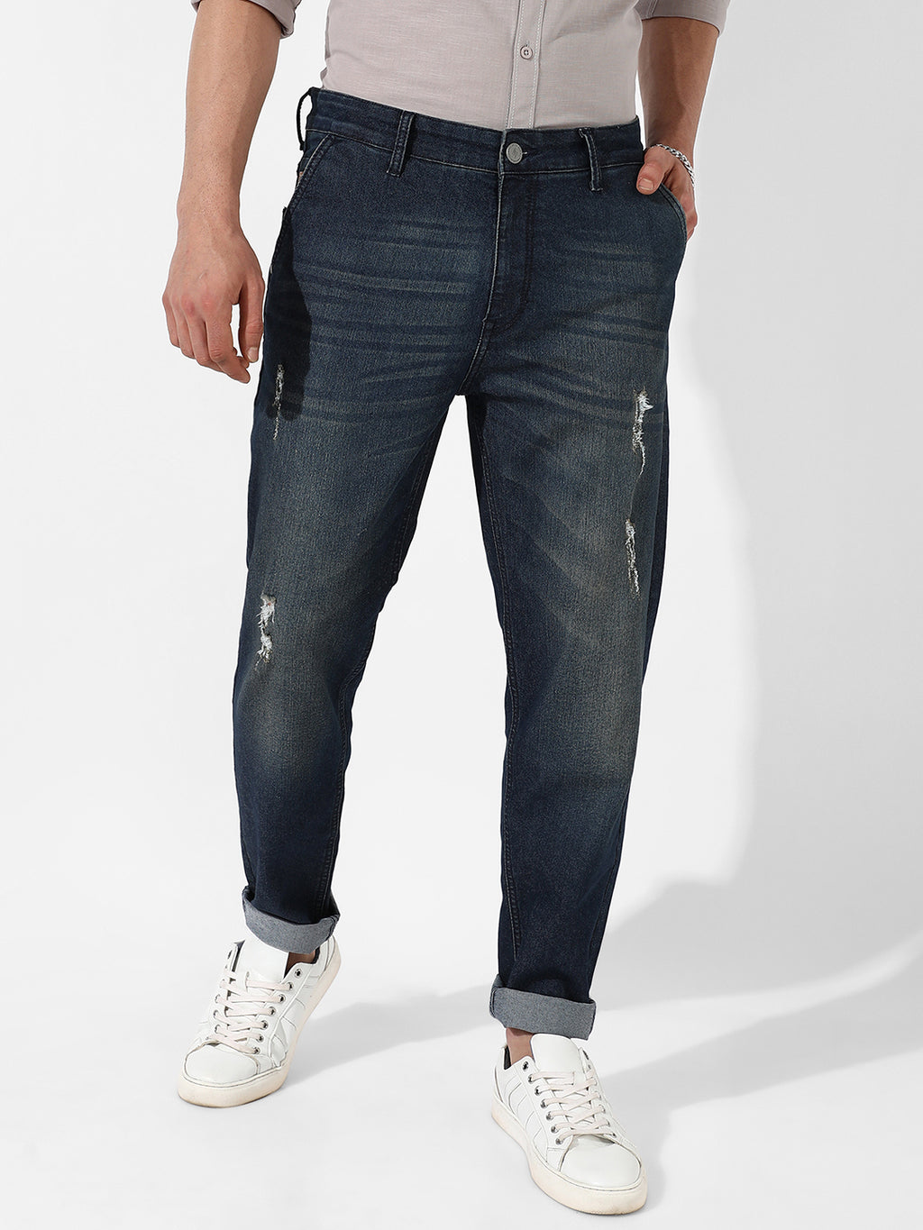 Carrot Fit Denim Jeans