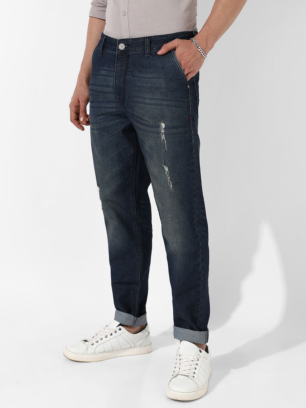 Carrot Fit Denim Jeans