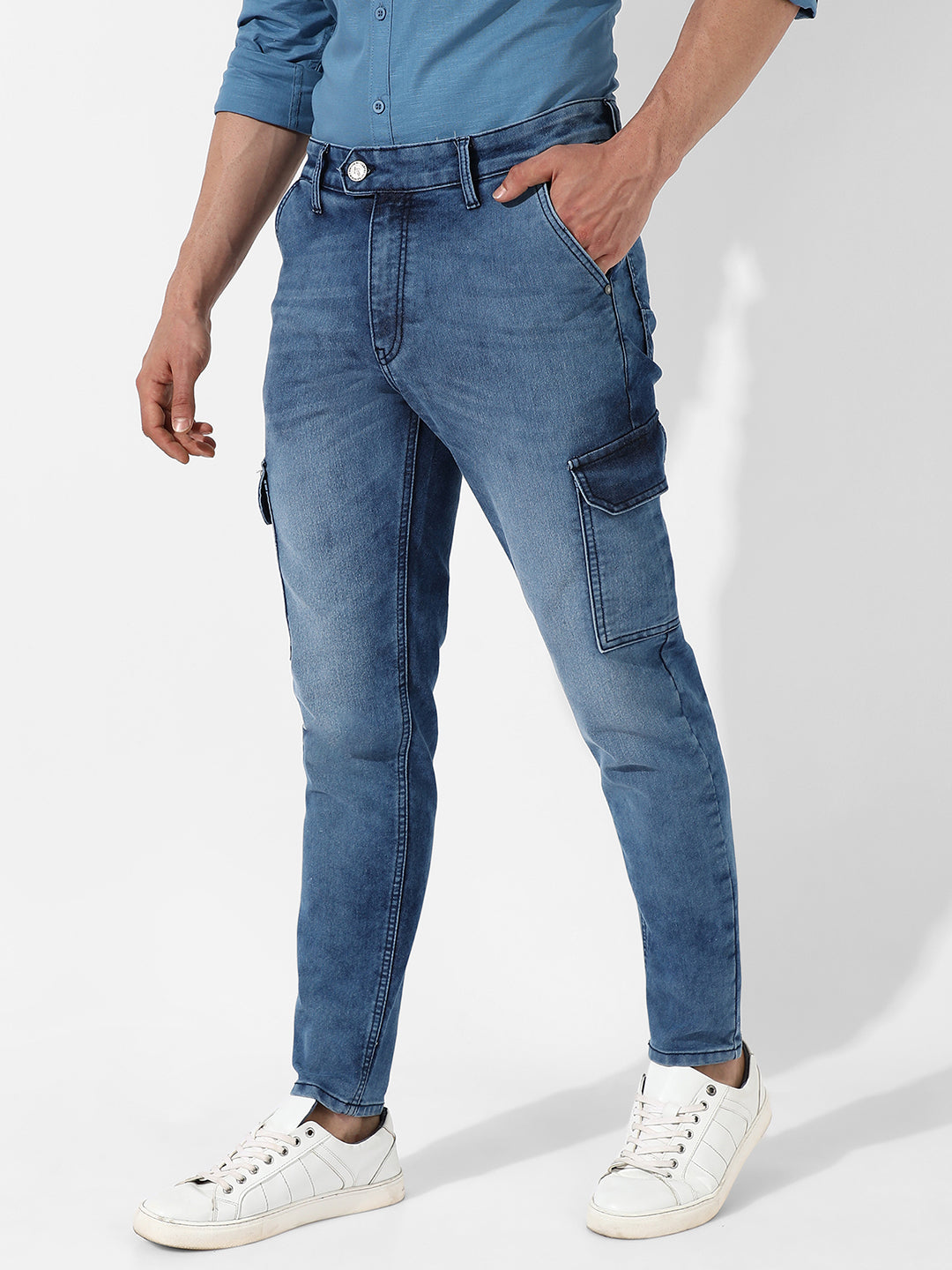 Cargo Denim Jeans