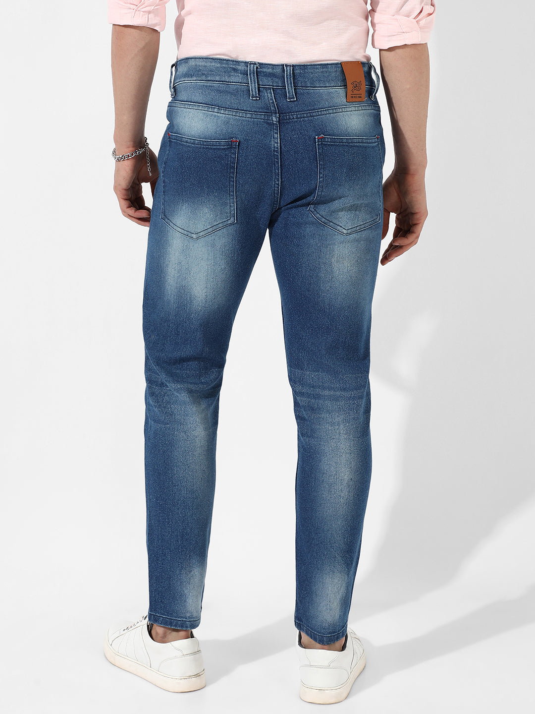 Tapered Denim Jeans