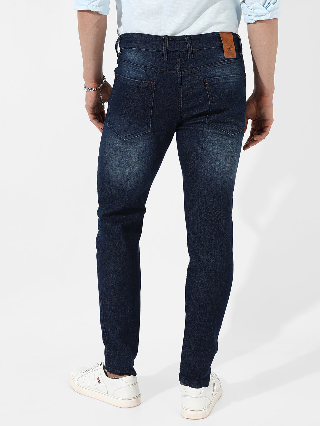 Tapered Denim Jeans