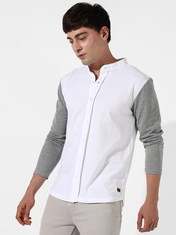 Colourblocked Shirt