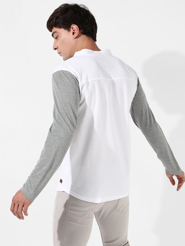 Colourblocked Shirt