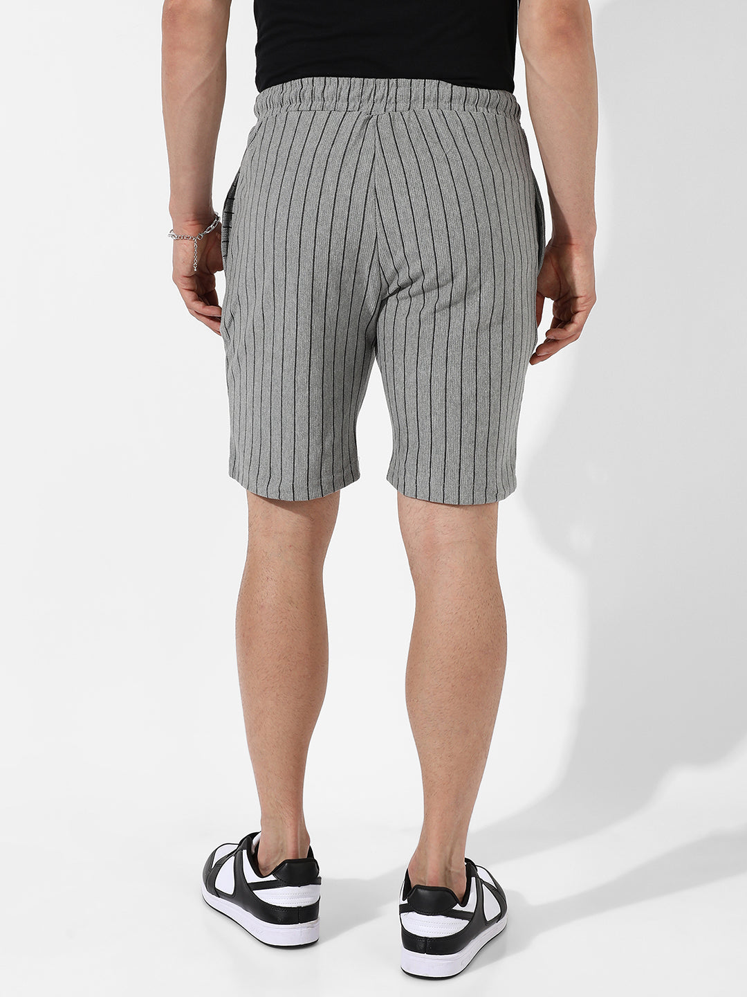 Pinstriped Shorts