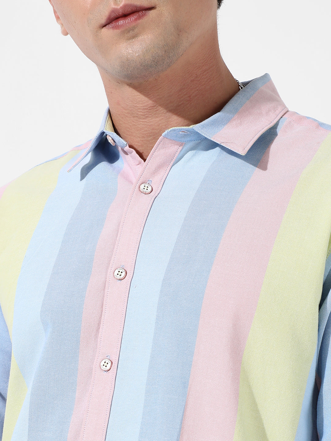 Multicolour Roman Striped Shirt