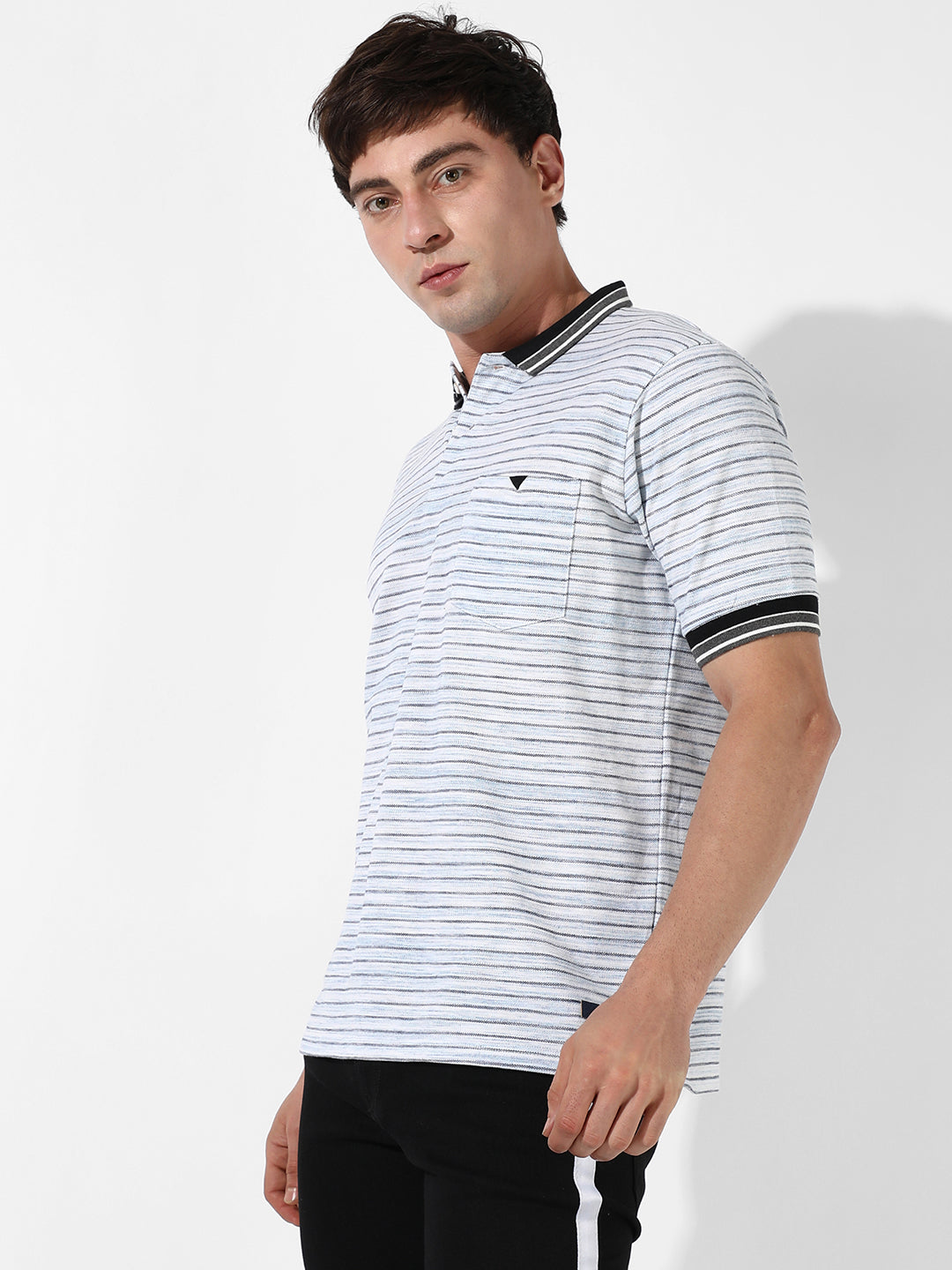 Striped Polo T-Shirt