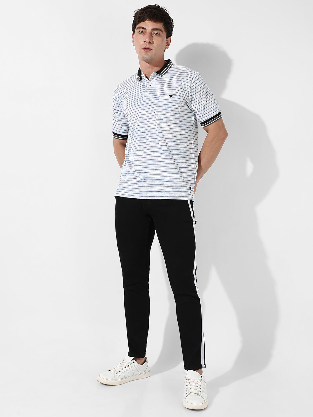 Striped Polo T-Shirt