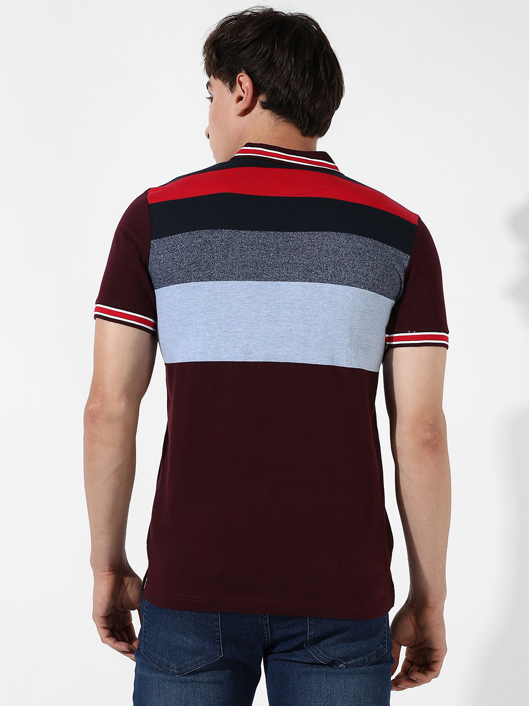 Colourblocked Polo T-Shirt