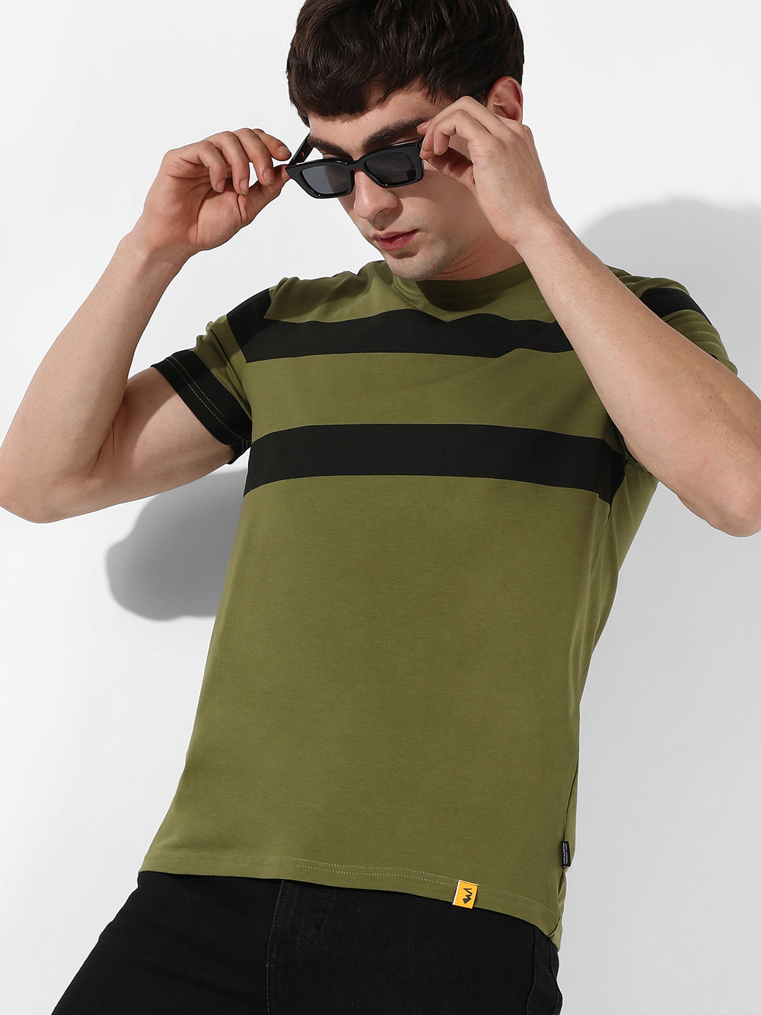 Contrast Stripes T-Shirt