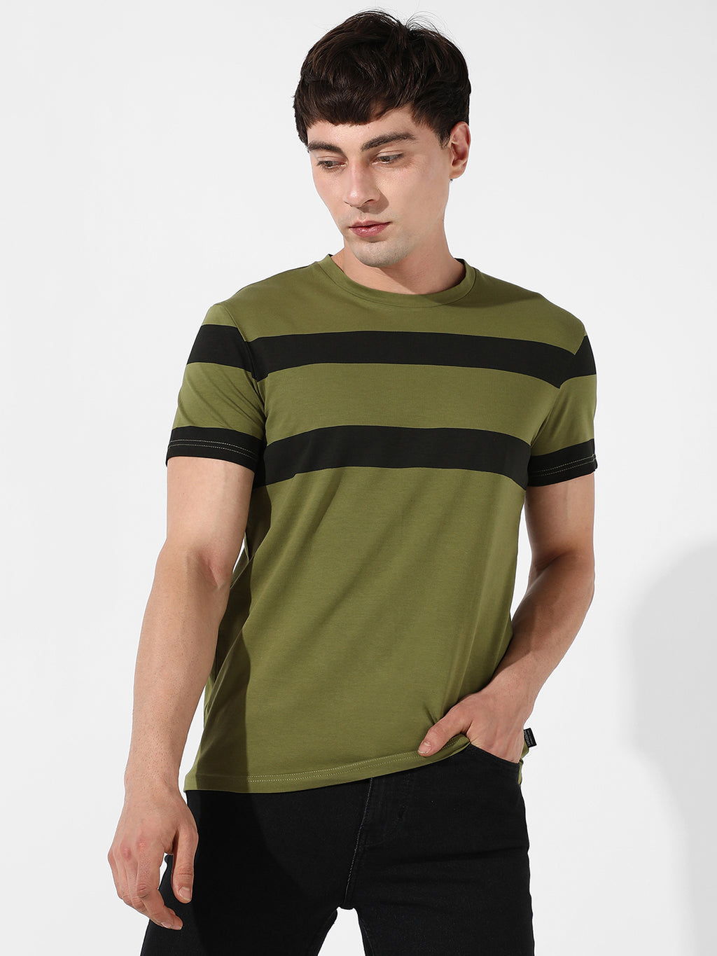 Contrast Stripes T-Shirt