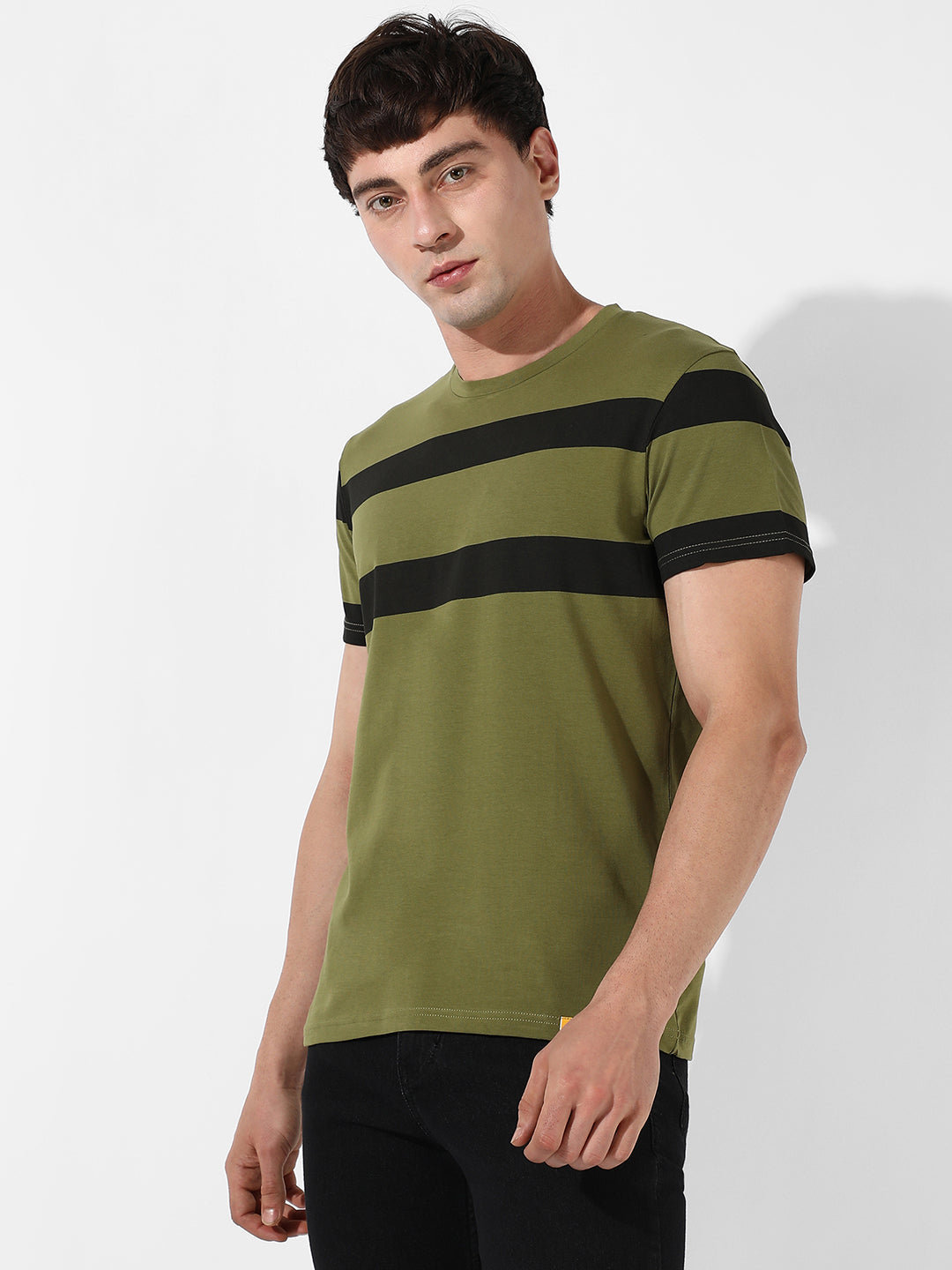 Contrast Stripes T-Shirt