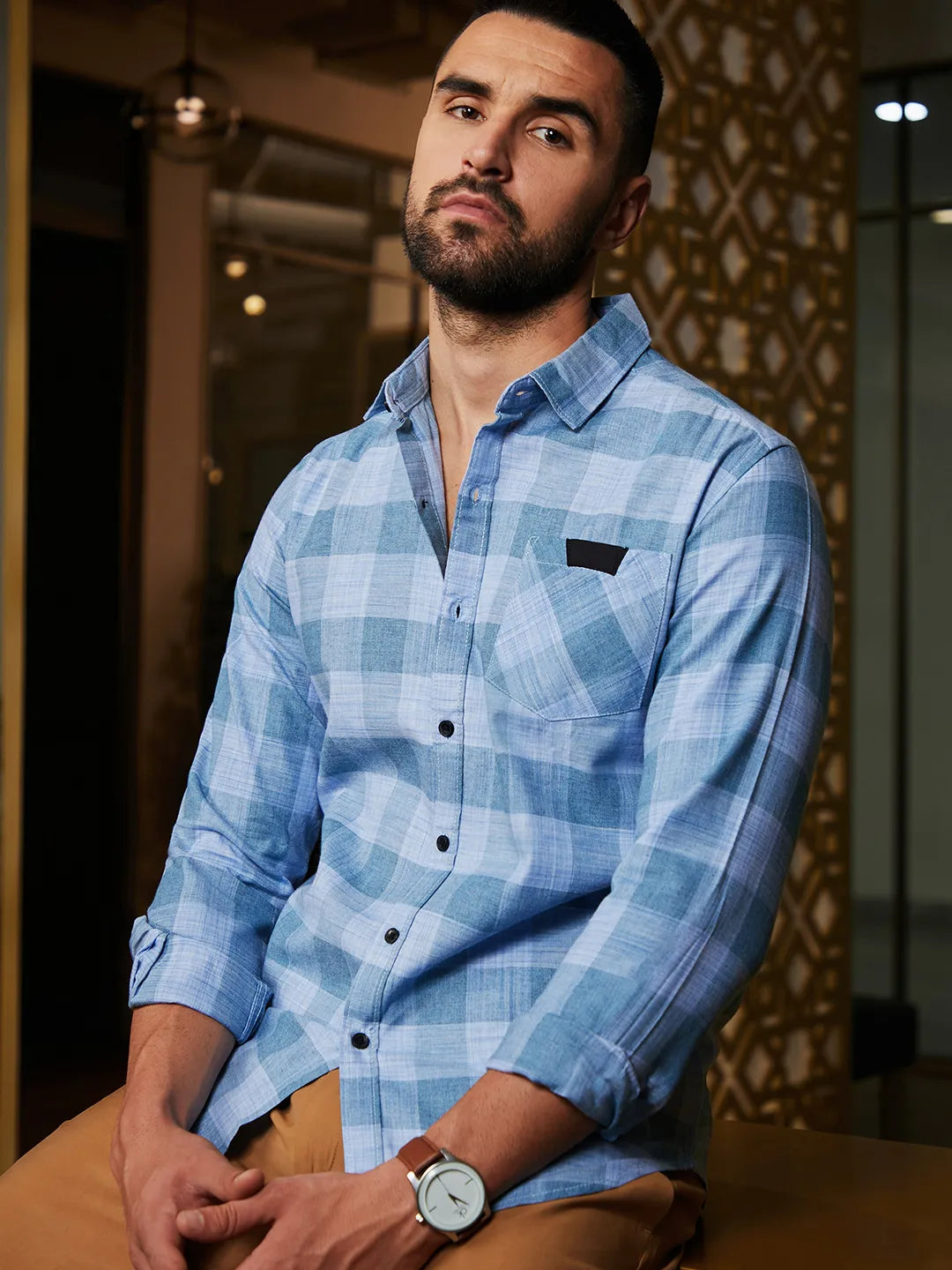 Cotton Check Shirt