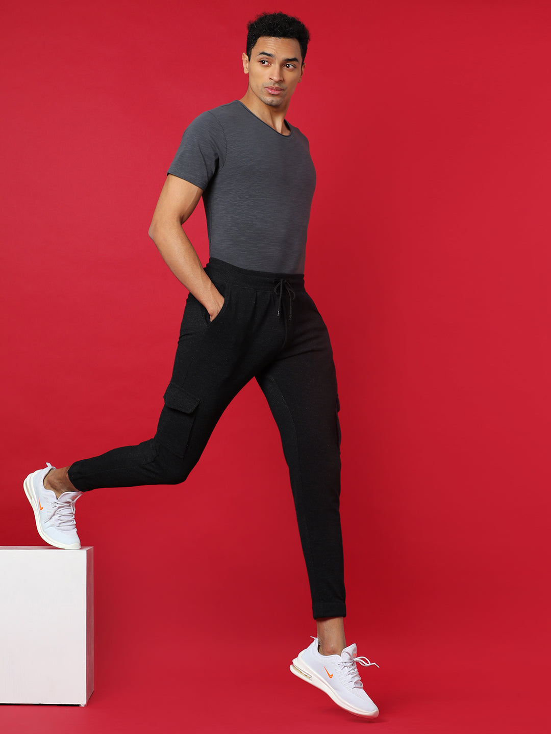 Solid Side Pocket Evening & Active Trackpant