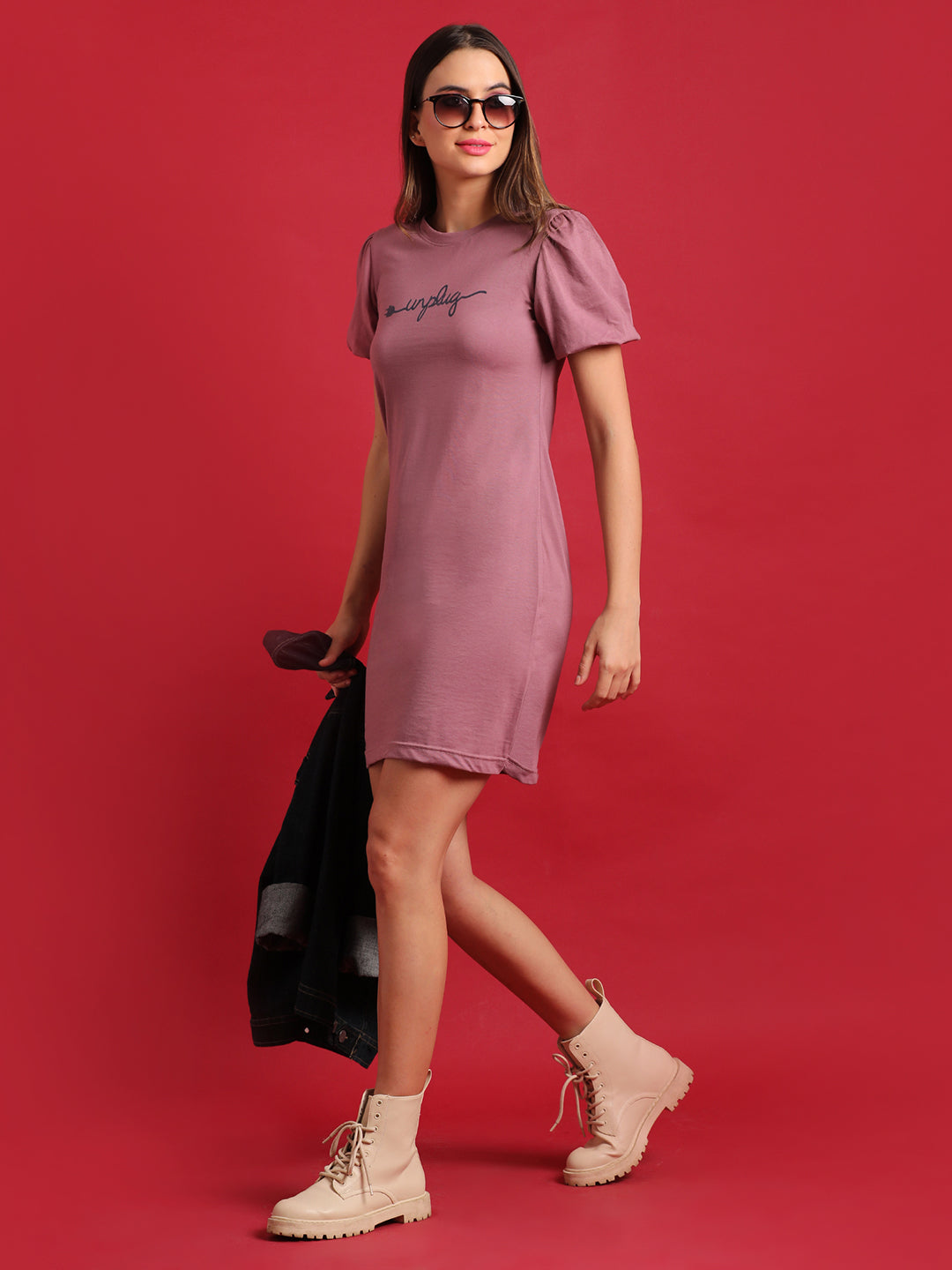 Unplug T-Shirt Dress