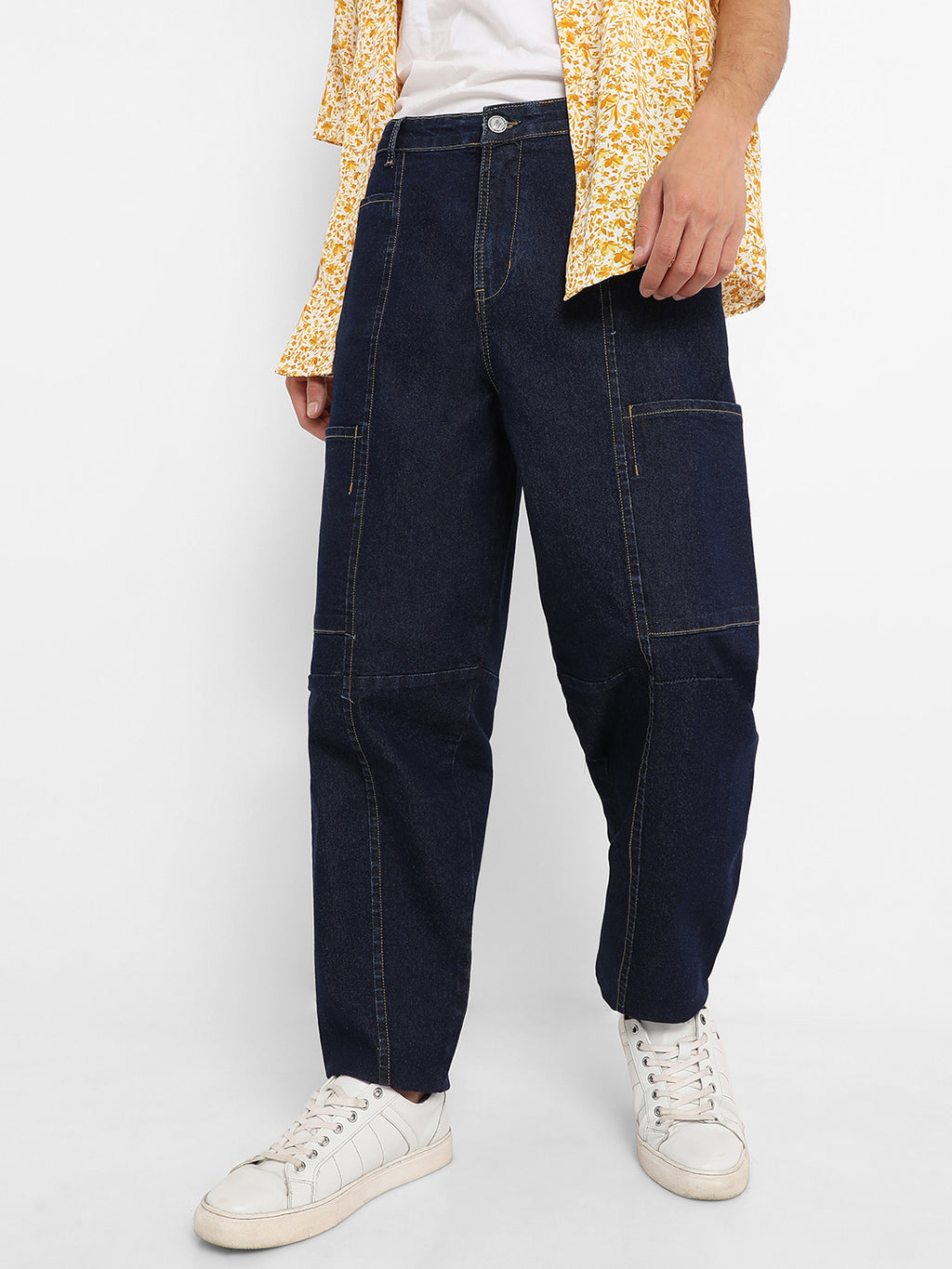 Baggy Cargo Denim Jeans