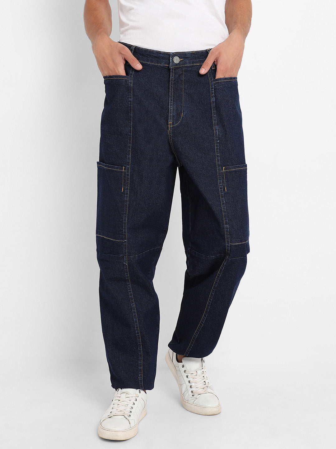Baggy Cargo Denim Jeans