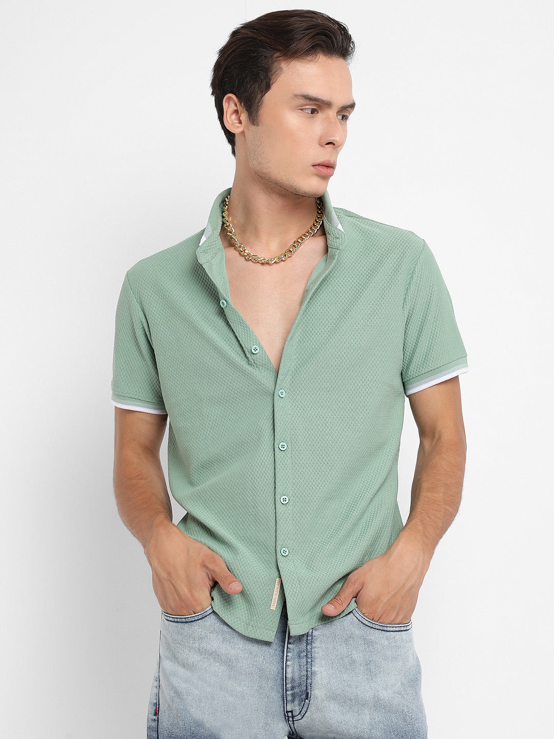 Contrast Hem Shirt