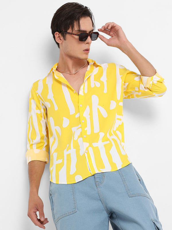 Abstract Print Shirt