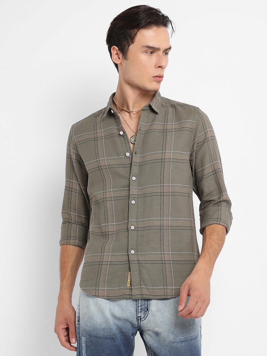 Maxi Tartan Plaid Shirt