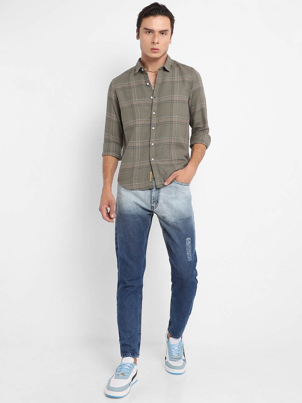 Maxi Tartan Plaid Shirt