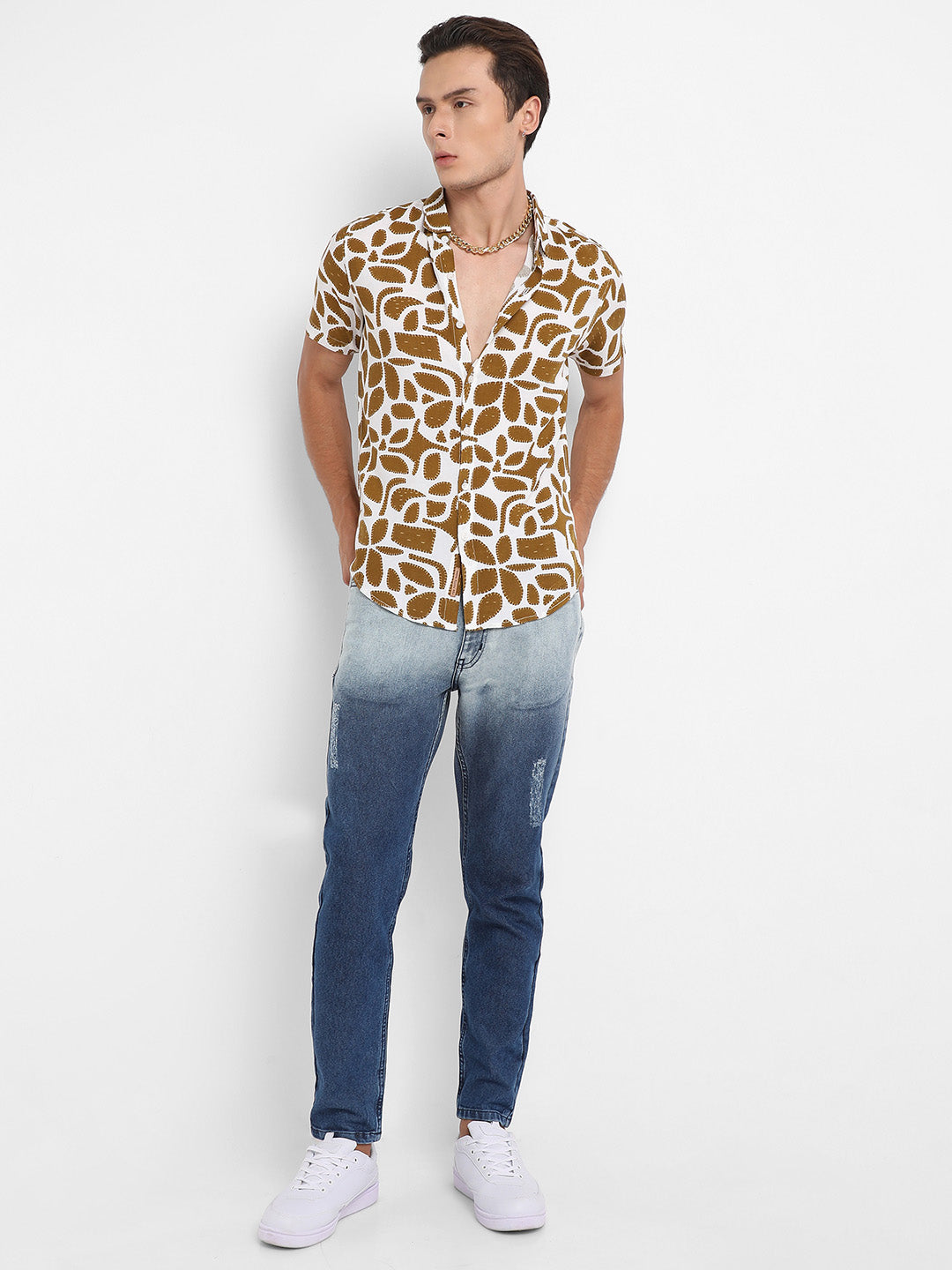 Contrast Block Shirt