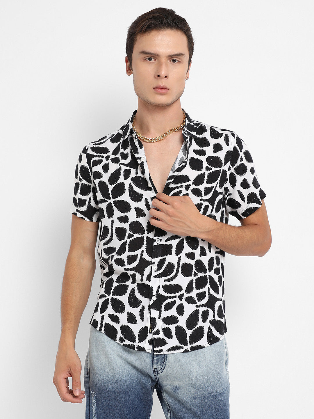 Contrast Block Shirt