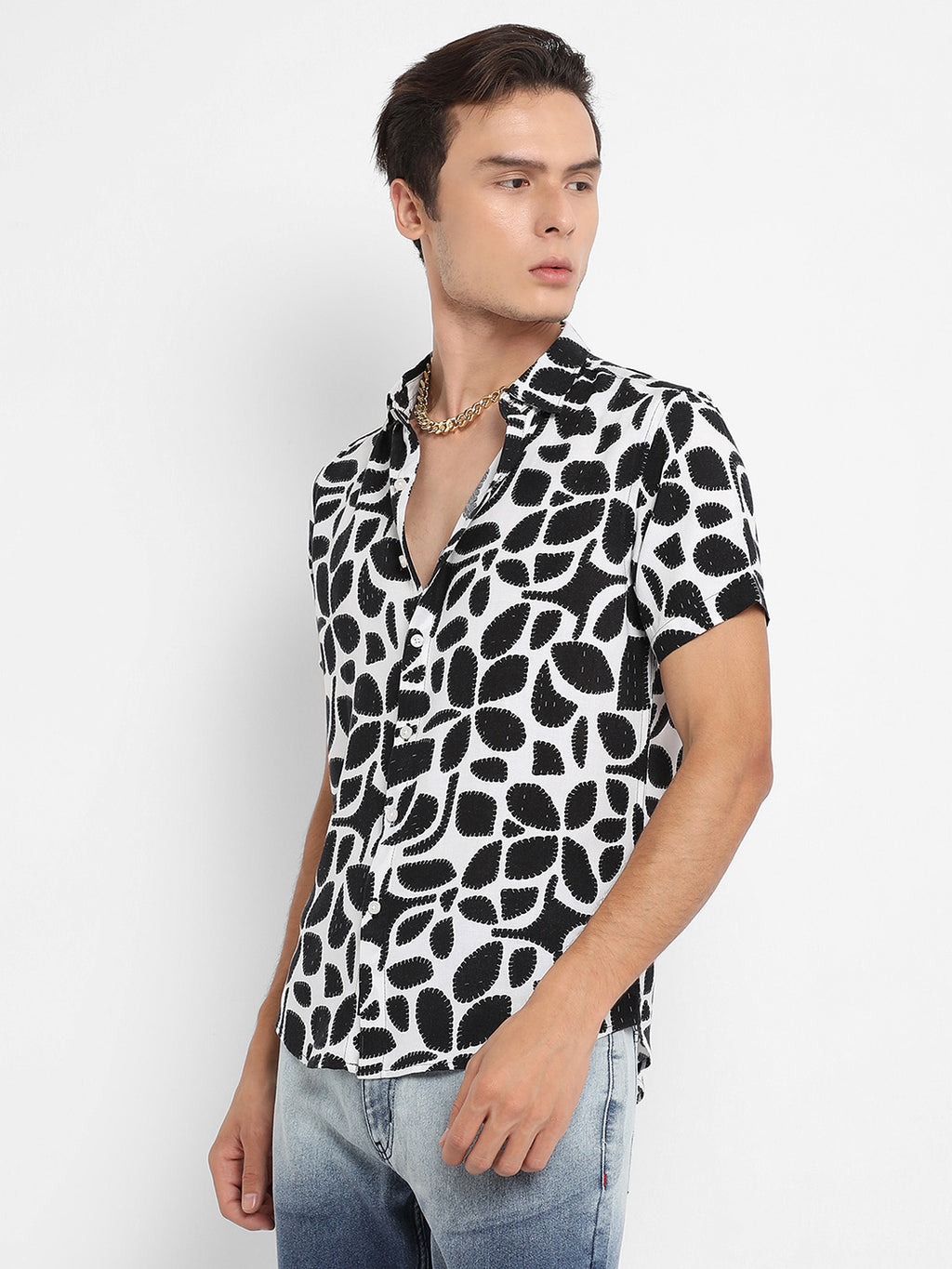 Contrast Block Shirt