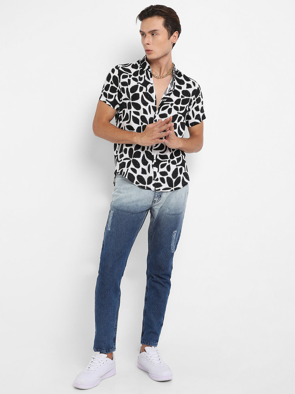 Contrast Block Shirt
