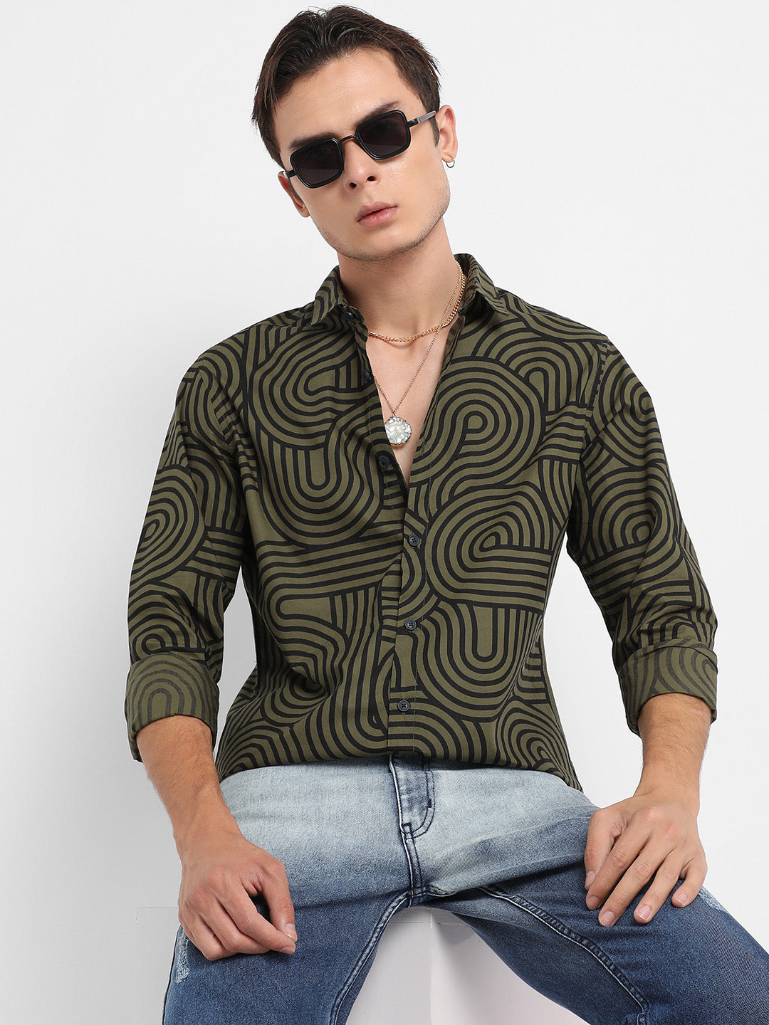 Parallel Swirl Shirt