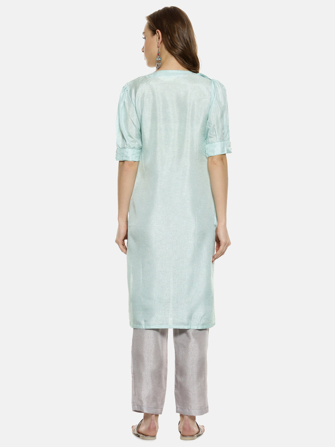 Cuffed Sleeve Kurta