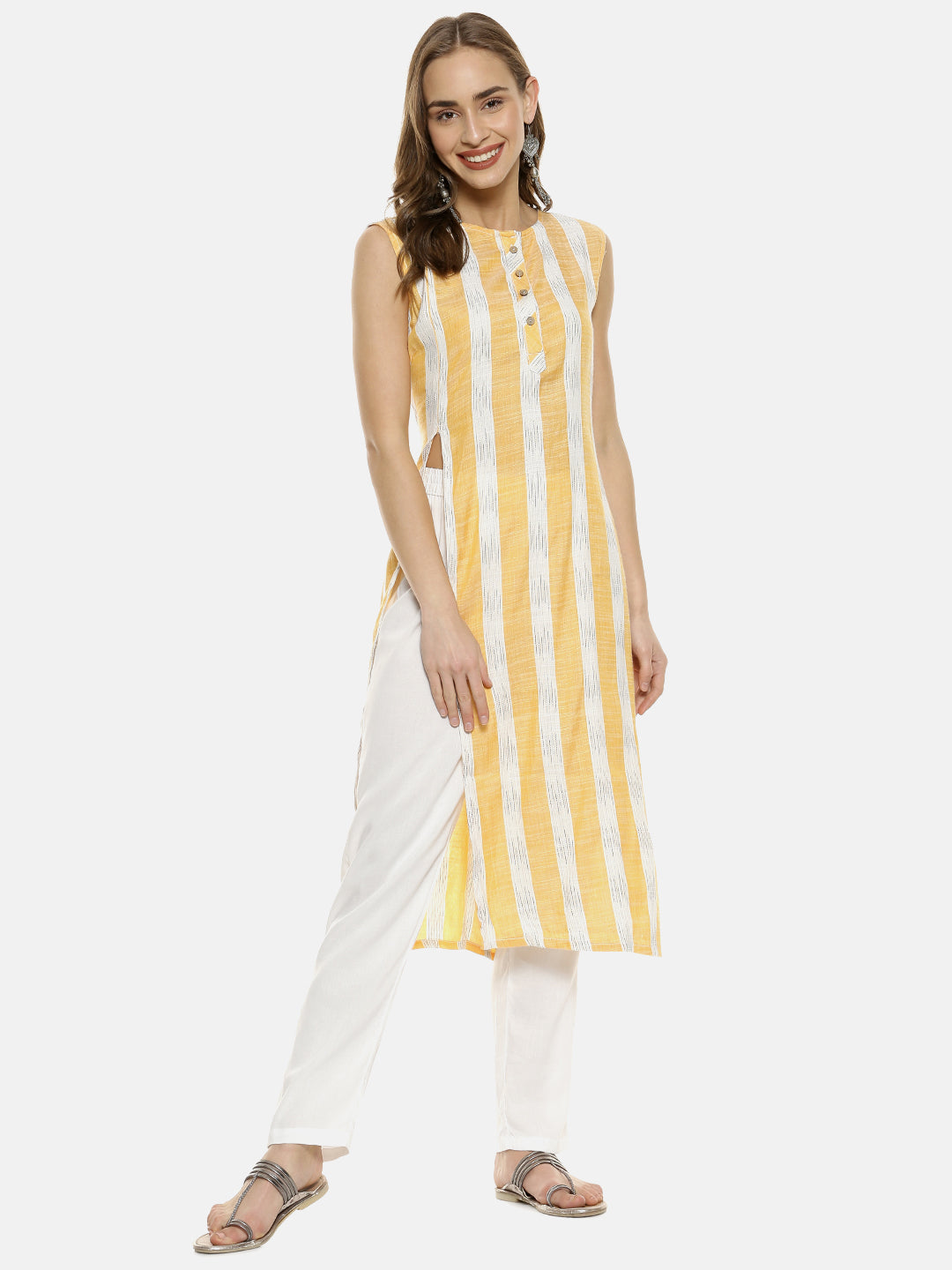 Vertical Striped Kurta