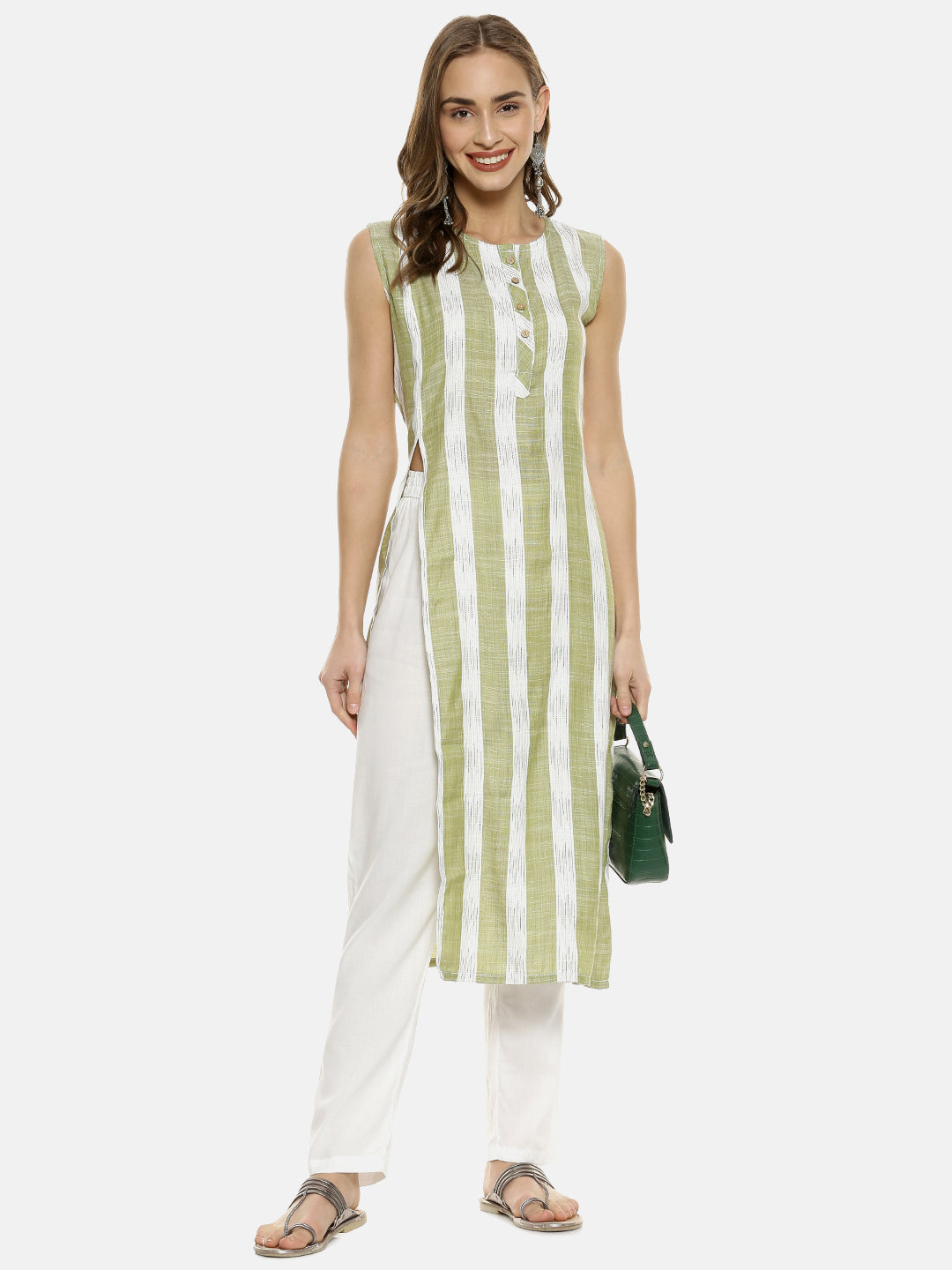 Vertical Striped Kurta