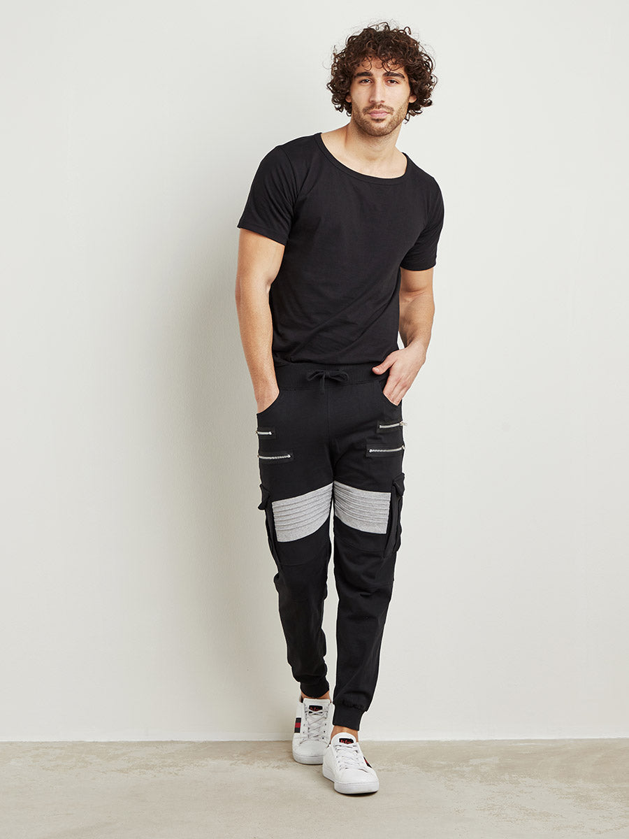 Black & Grey Trackpant