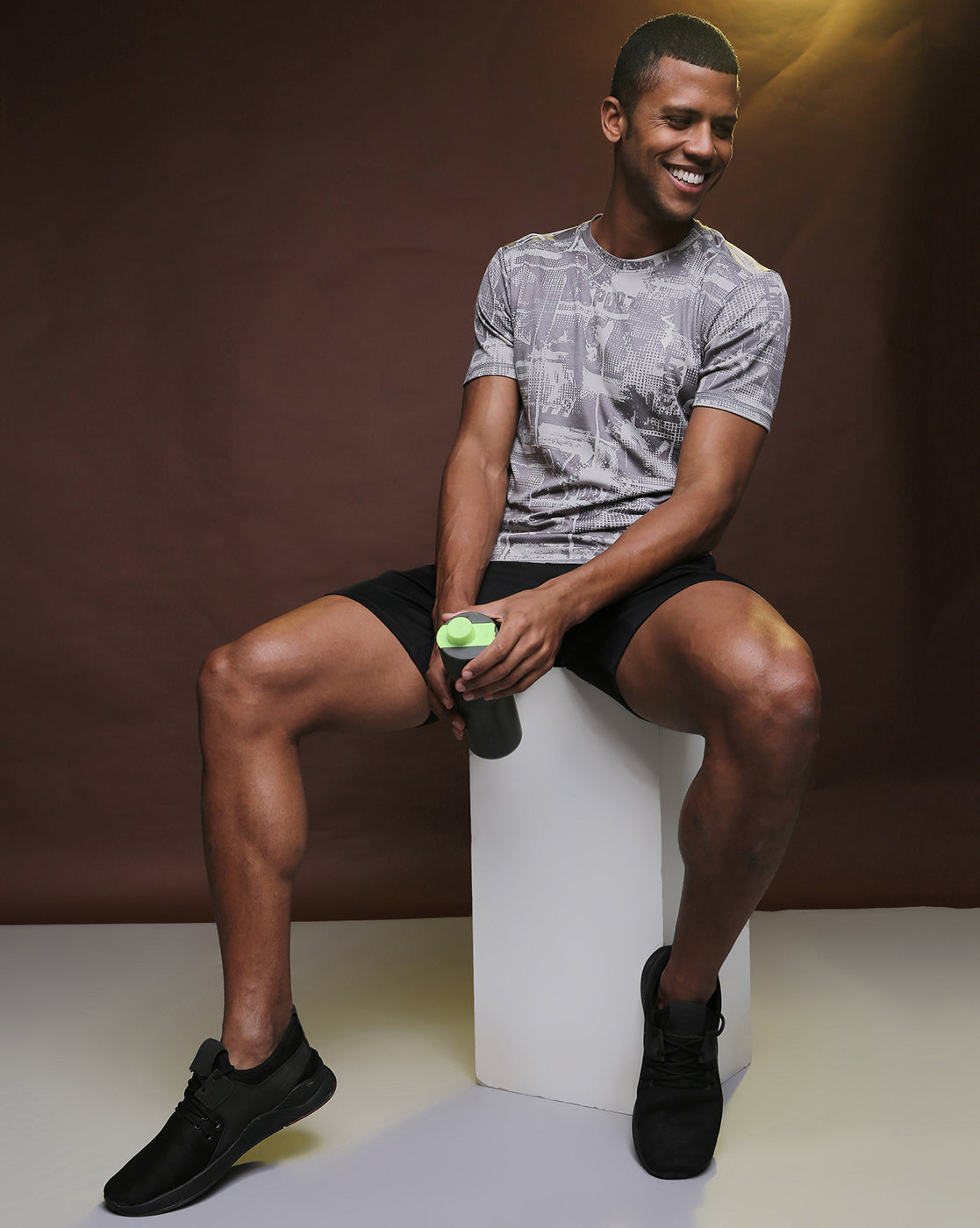 Pack Of 5 Slim Fit Active T-Shirts