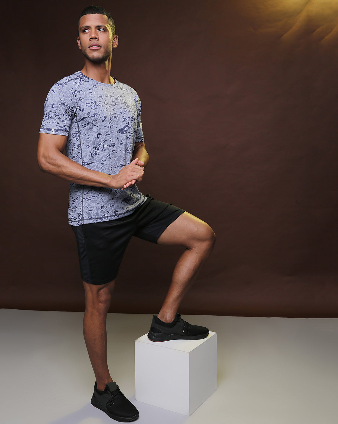 Pack Of 5 Slim Fit Active T-Shirts