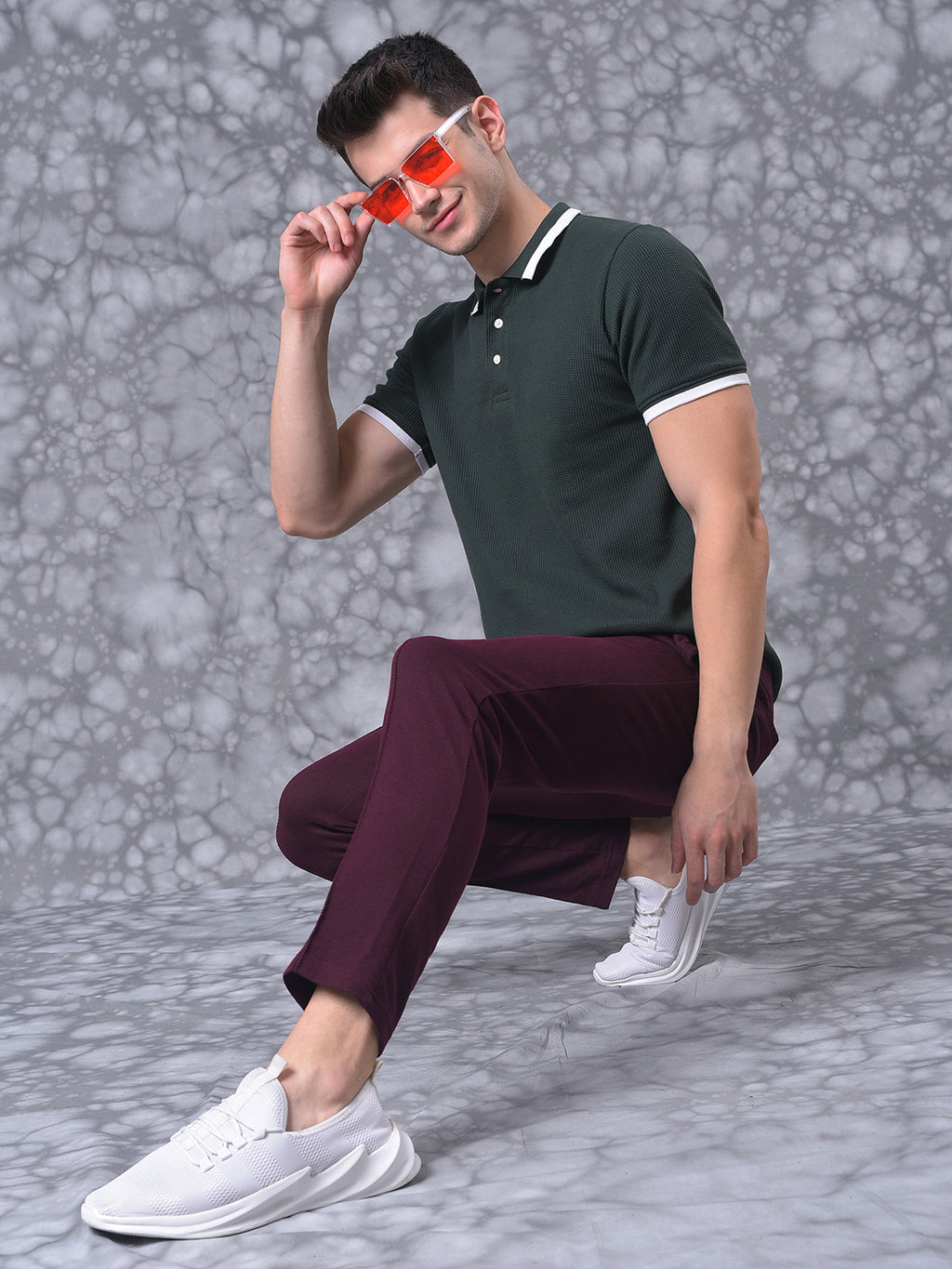 Trackpants With Self-Design Piping