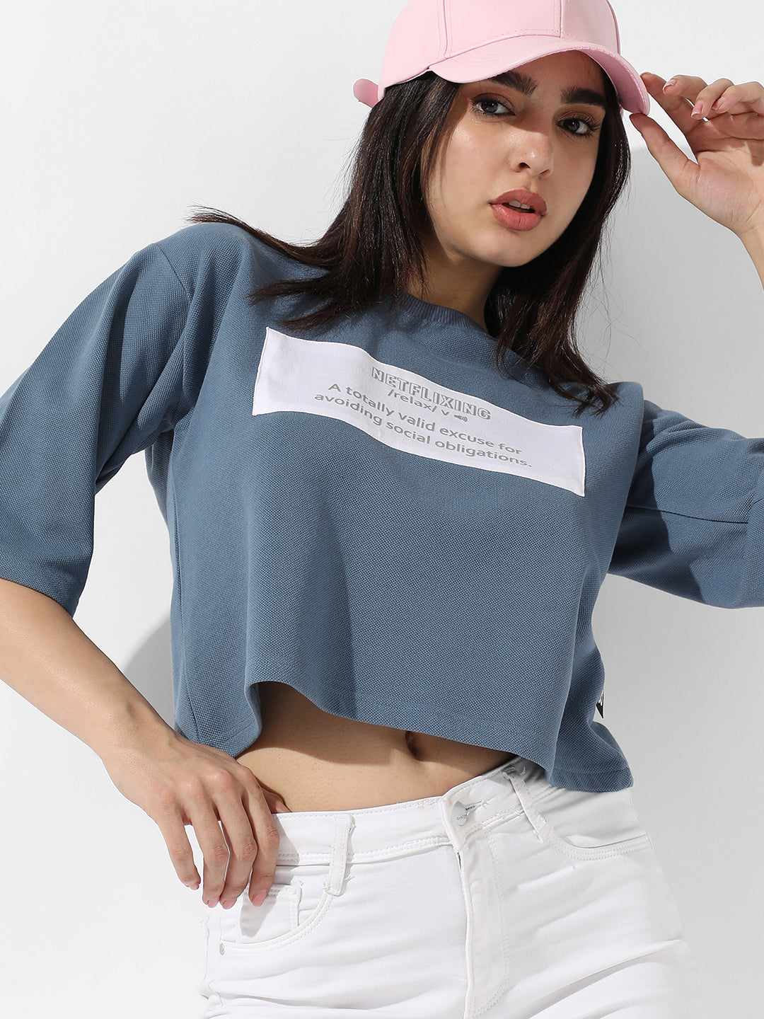 Typographic Print Top